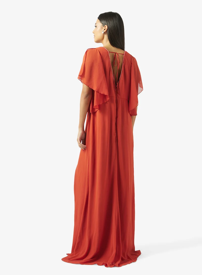 Ella Limited Edition Bridesmaid Dress With Flouncy Sleeves